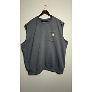Carhartt Relaxed Fit Heavyweight Sleeveless Pocket T-Shirt Men 3XL Gray Workwear